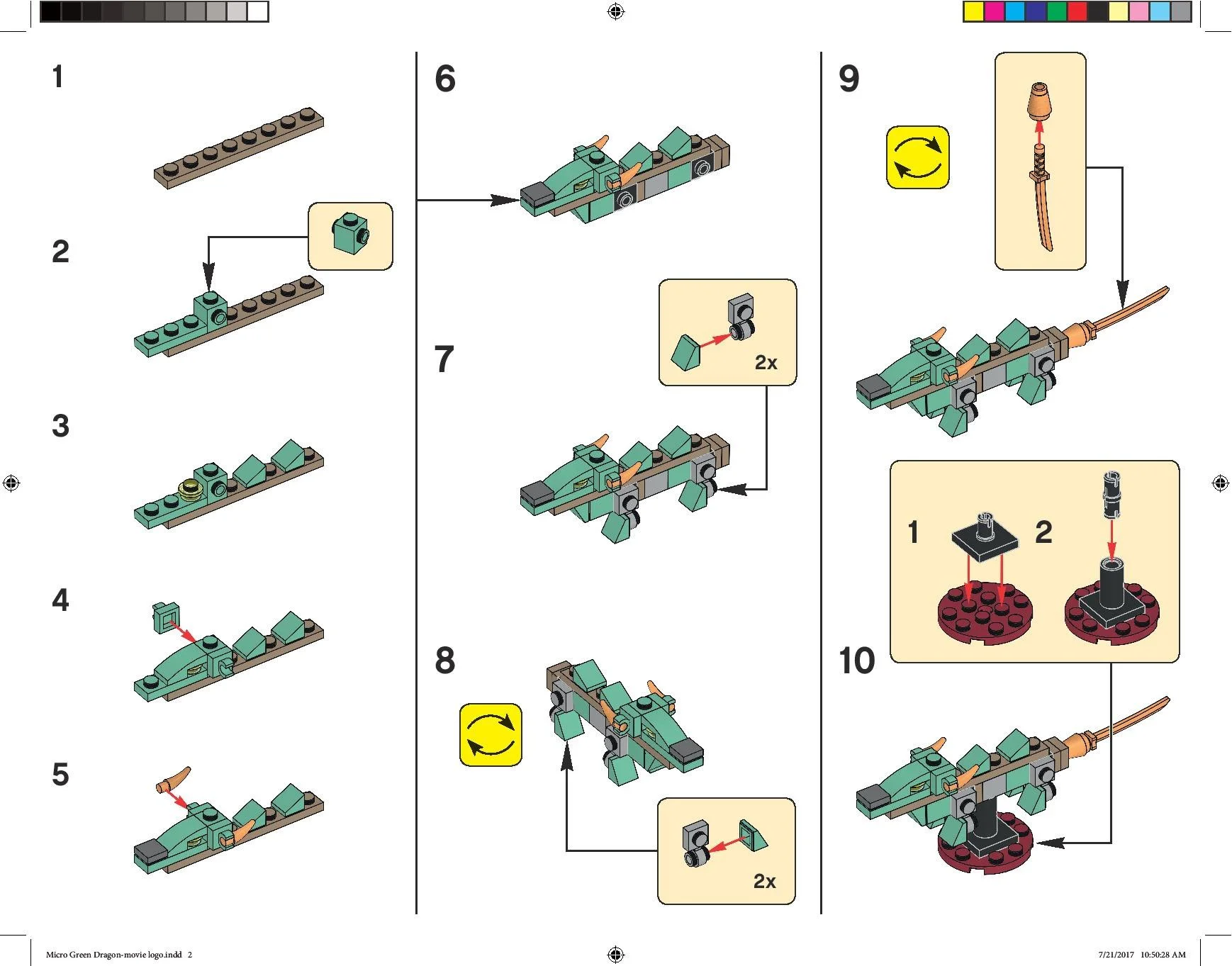 Green Dragon 乐高 LEGO GREENDRAGON image 2