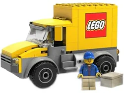 Lego delivery van