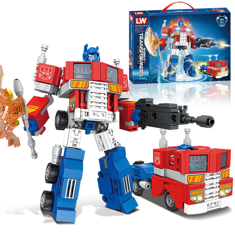 Transforming Kong: Optimus 乐玩积木LW 7040
