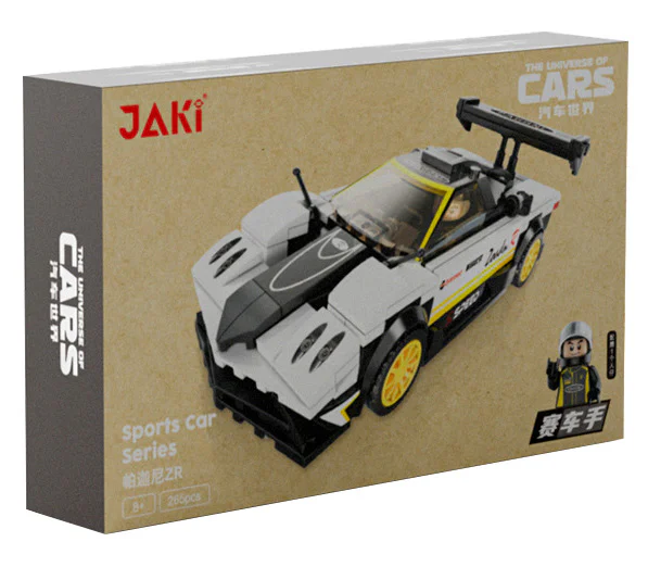 AUTOWORLD: PAGANI ZR RETURN VEHICLE 佳奇积木 JAKI JK9019 image 2