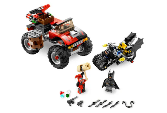 Harley-Davidson Bat Motorcycle: A Harley Quinn-inspired Batmobile 乐高 LEGO 7886