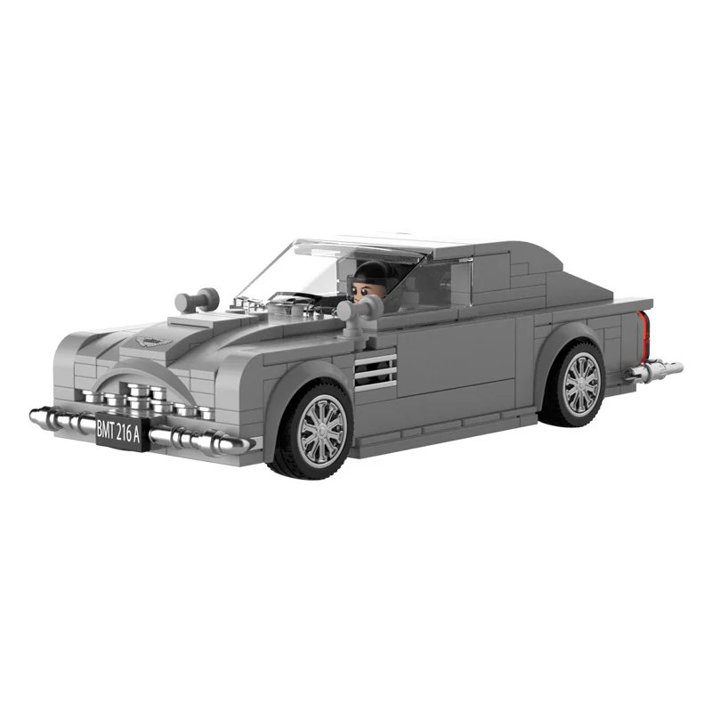 AUTOMOTIVE WORLD: ASTON MARTIN DB5 RESUSCITATION 佳奇积木 JAKI JK9027 image 2