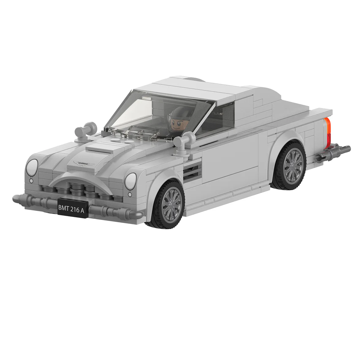 AUTOMOTIVE WORLD: ASTON MARTIN DB5 RESUSCITATION 佳奇积木 JAKI JK9027 image 3