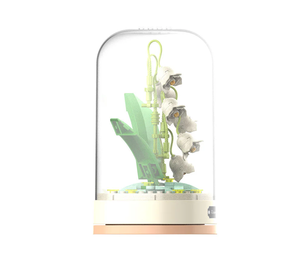 Music box: Living flowers, happy letters, Suzuran 佳奇积木 JAKI JK2678 image 5