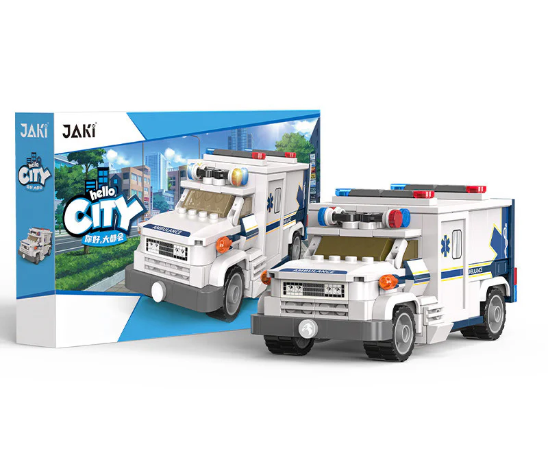 Urban rescue: ambulance 佳奇积木 JAKI JK9211 image 1