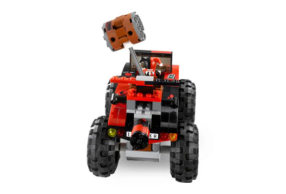 Harley-Davidson Bat Motorcycle: A Harley Quinn-inspired Batmobile 乐高 LEGO 7886 image 3