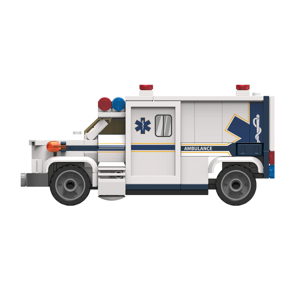 Urban rescue: ambulance 佳奇积木 JAKI JK9211 image 4