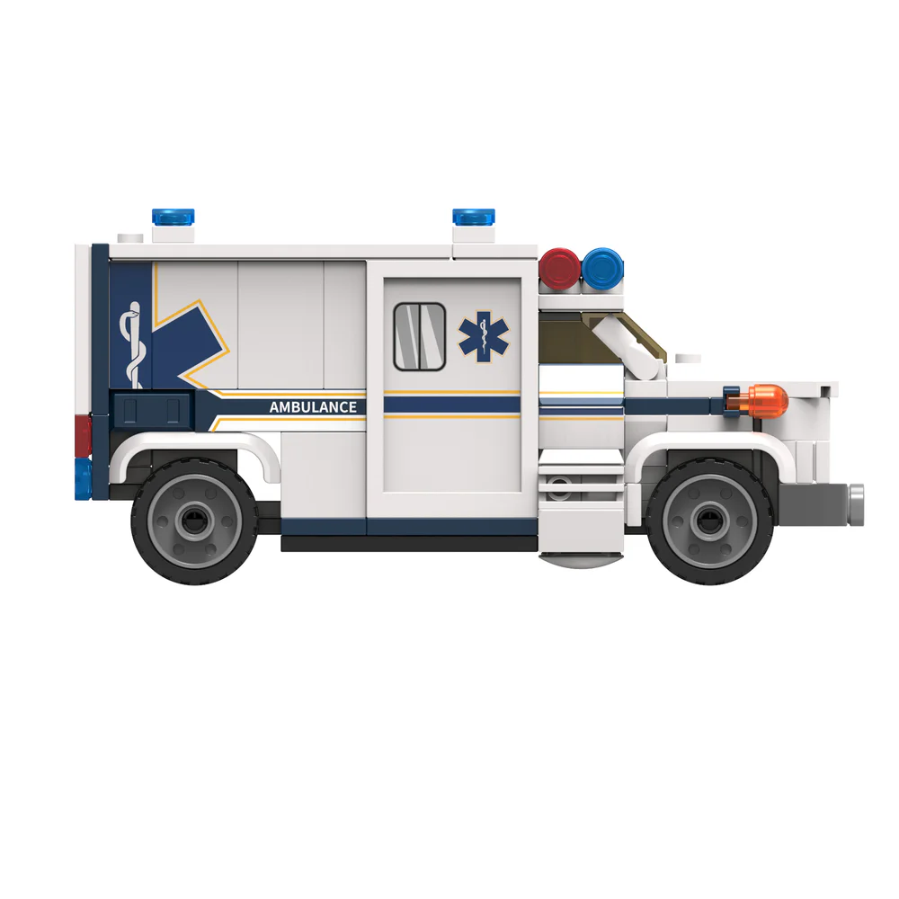 Urban rescue: ambulance 佳奇积木 JAKI JK9211 image 5