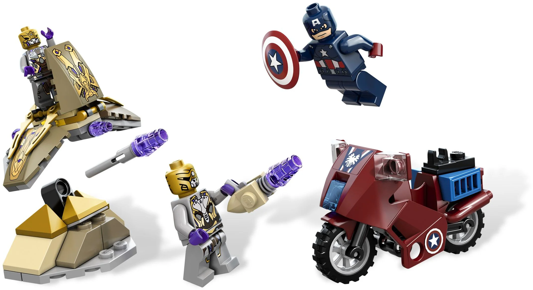 The Revenge of America's Team Leader Motorcycle 乐高 LEGO 6865 image 2