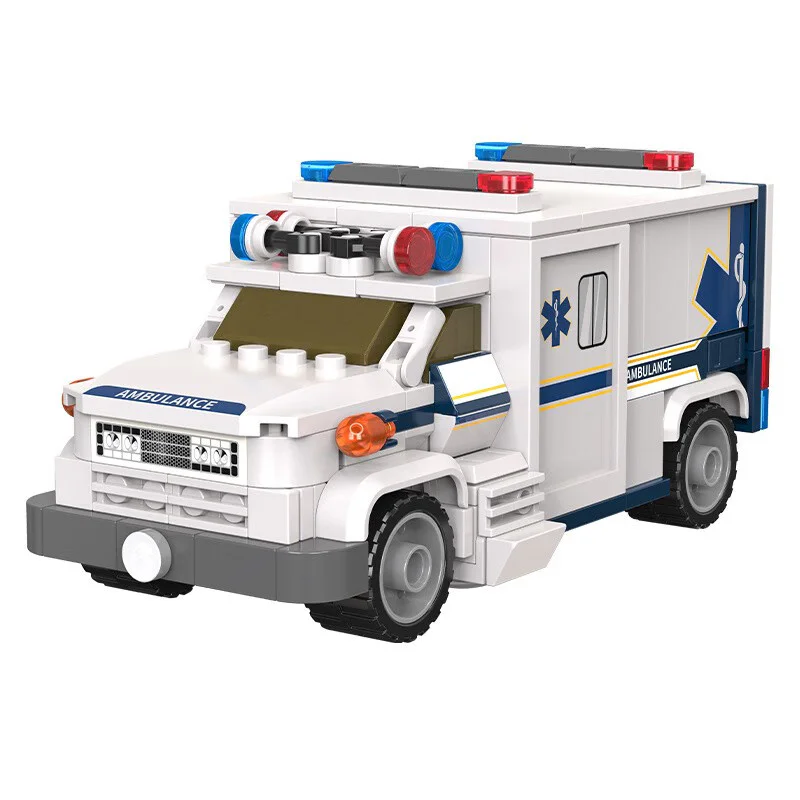Urban rescue: ambulance 佳奇积木 JAKI JK9211 image 7