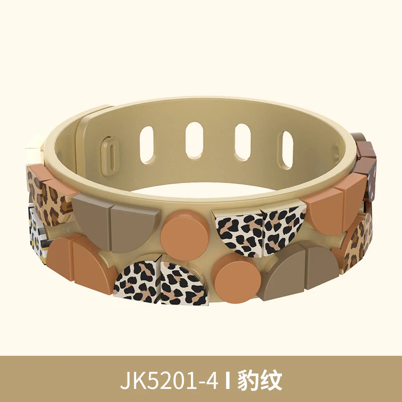 JAKI CREATIVE HANDELS 4 CHILLS, PUNKS, SPOTS, CLASSIC LEOPARDS 佳奇积木 JAKI JK5201-4 image 3