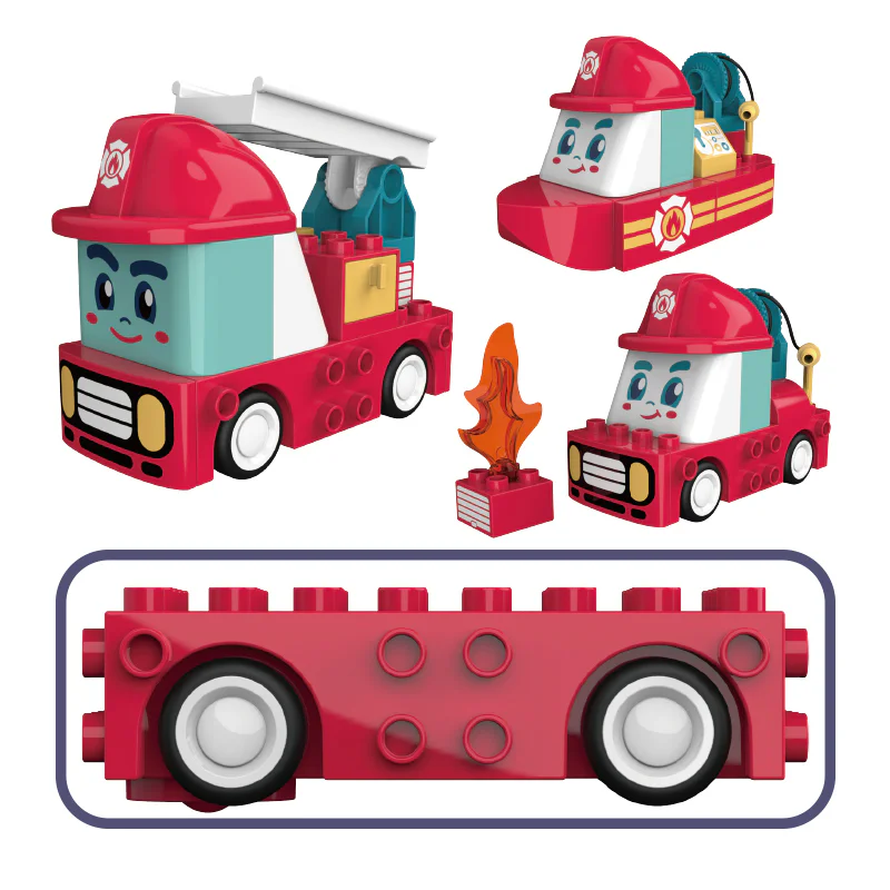 Motion Team: Fire Heroes 佳奇积木 JAKI BT0002-2 image 3