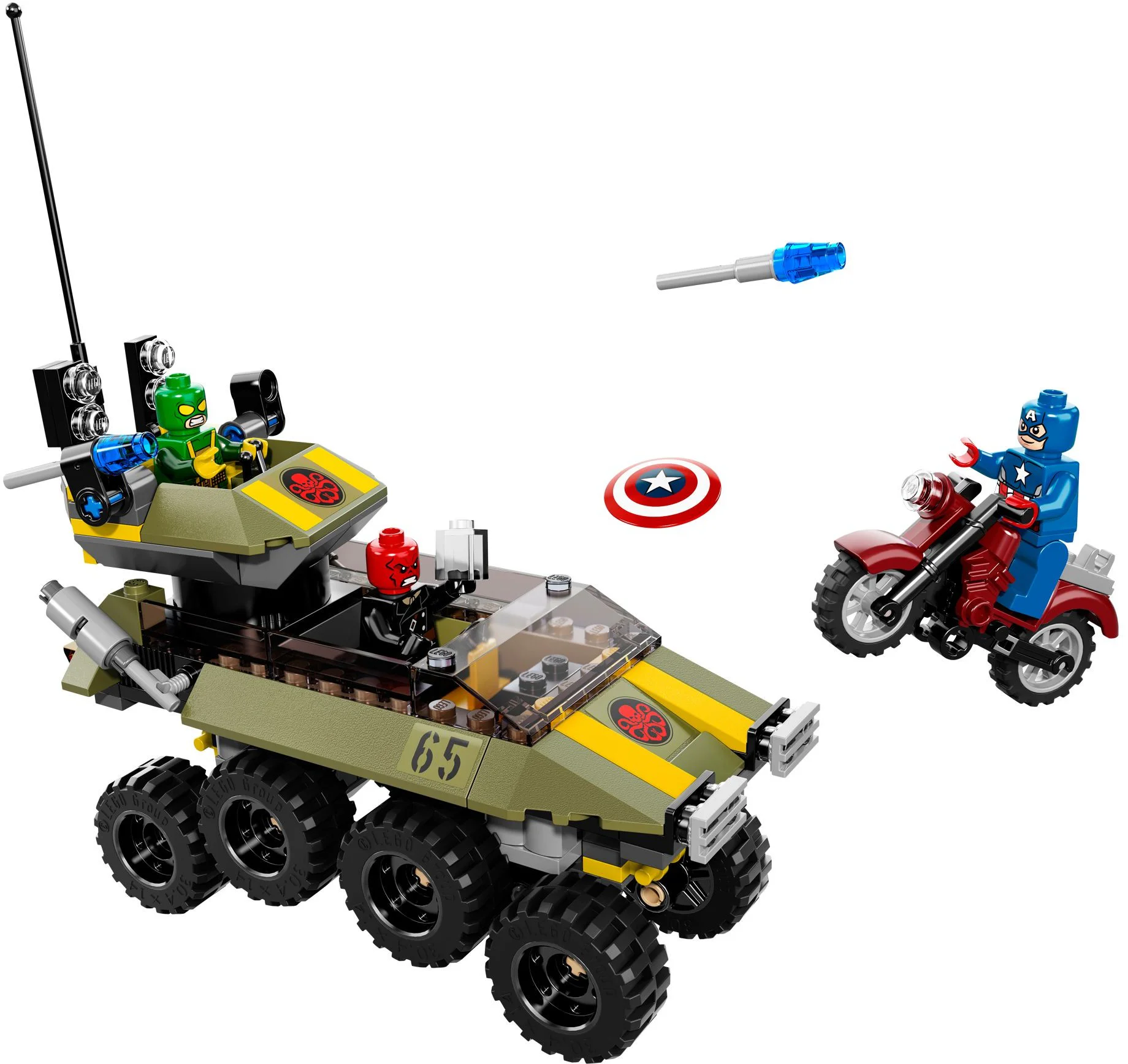 Captain America Battles Red Skull 07010