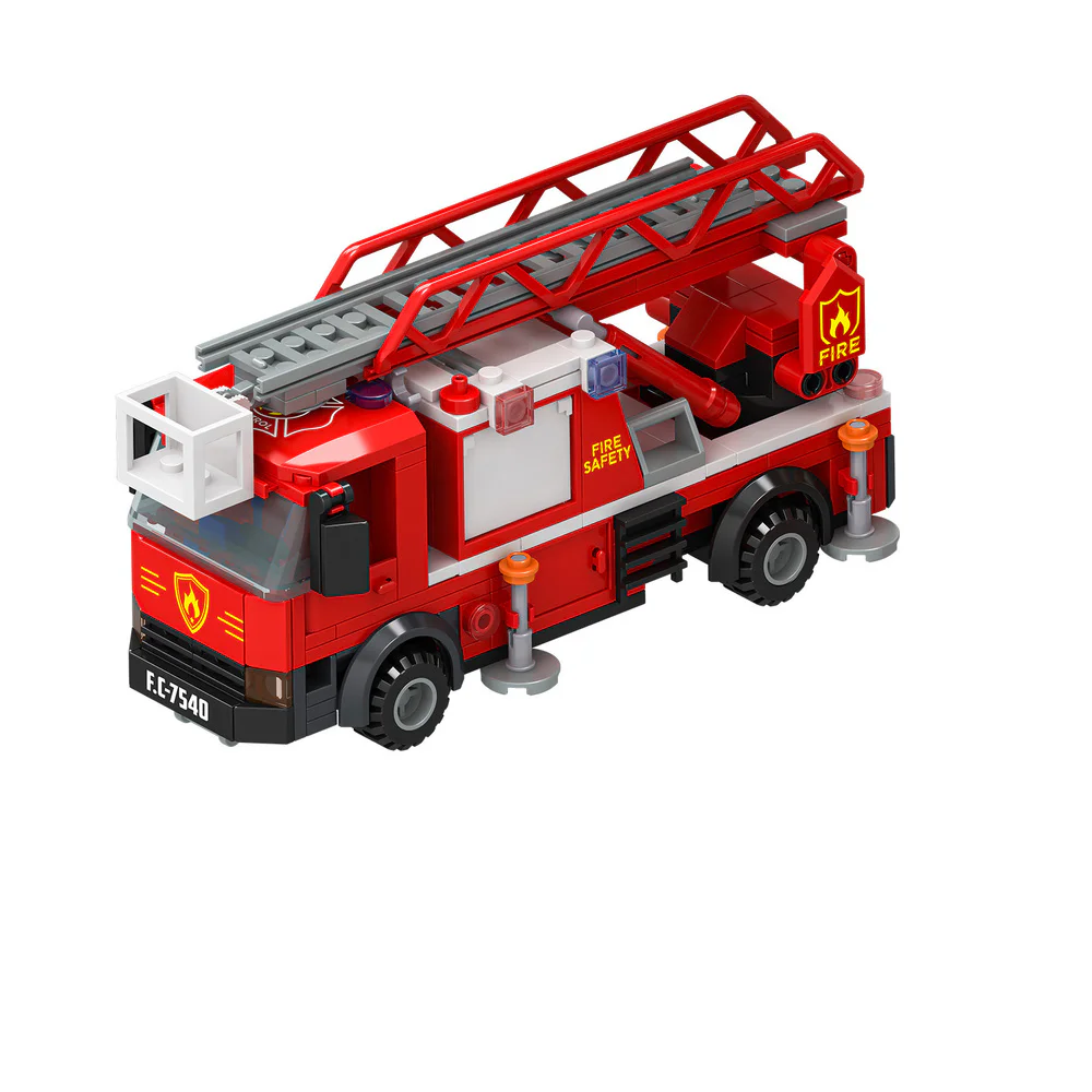 Ladder fire truck 佳奇积木 JAKI JK9221