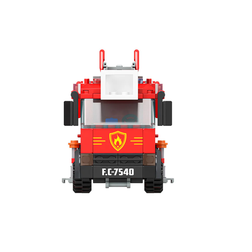Ladder fire truck 佳奇积木 JAKI JK9221 image 1