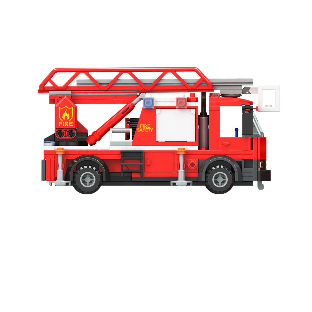 Ladder fire truck 佳奇积木 JAKI JK9221 image 2