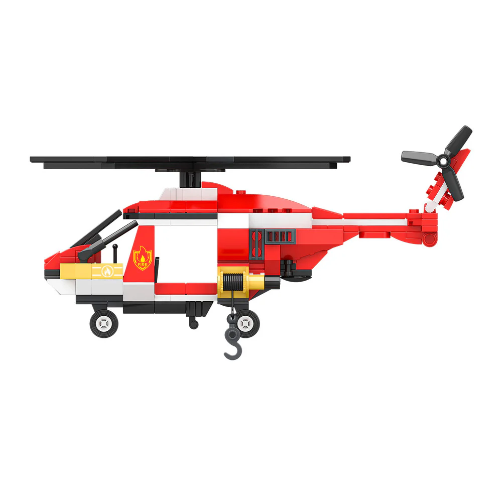Fire helicopters 佳奇积木 JAKI JK9220 image 5
