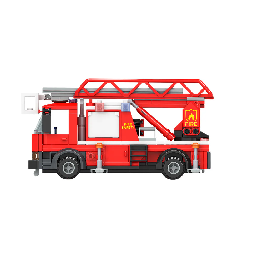 Ladder fire truck 佳奇积木 JAKI JK9221 image 4