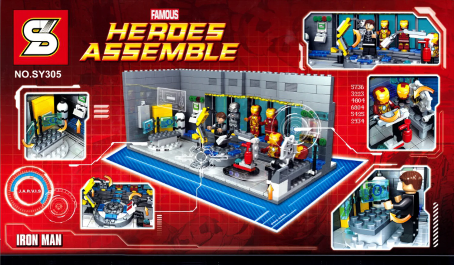 Iron Man Underground Laboratory SY305 image 3
