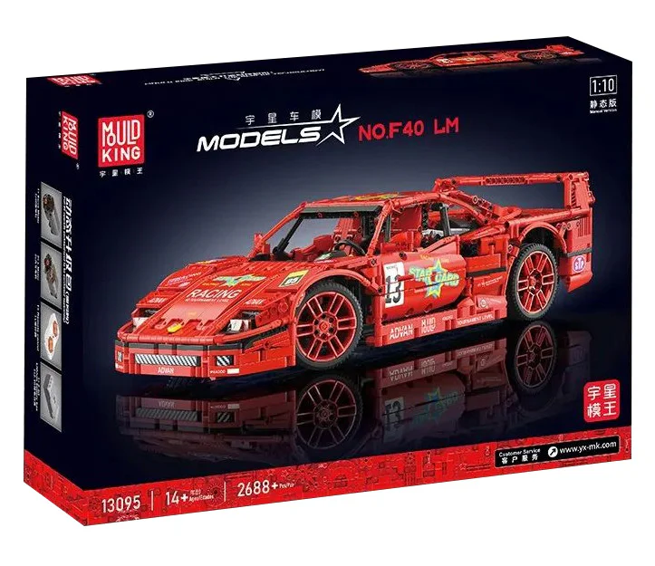 FERRARI F40 LM 1:10 MOC-98701 image 1