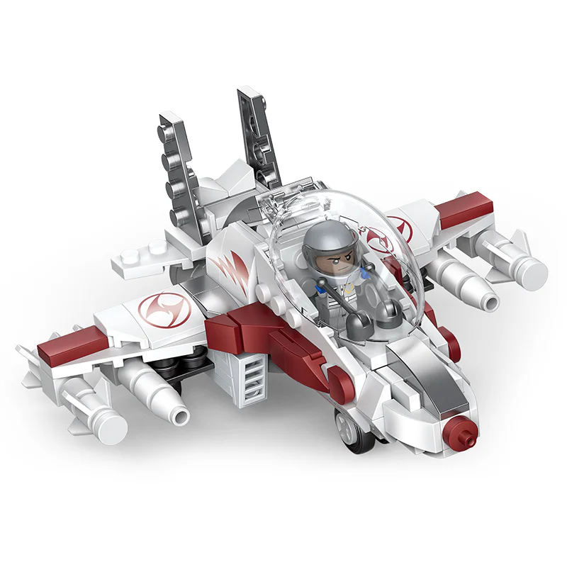 Ming War Factory: Smash-15 fighter aircraft 迪库 DECOOL/酷小砖 BrickCool 61001