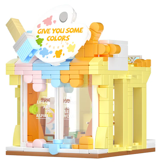 There's a creative park: a colored painting shop 未及 Wekki 516605