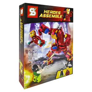 Iron Patriot fighter jets and Captain America fighter jets combined robot machine. SY516A