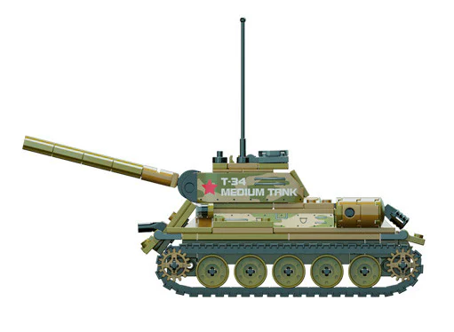 TANKS FOR WORLD WAR II T-34 开益 CAYI 22008 image 1