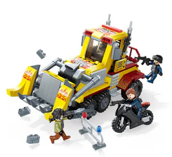 City Special Police: Interception of armed bulldozers