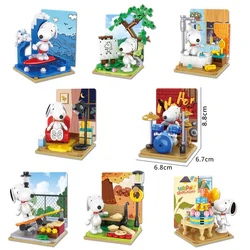 Snoopy, blind box, 8