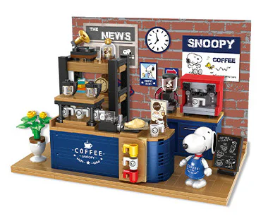 Snoopy: Coffee shop 恒三和 HSANHE/咔扣 CACO S005