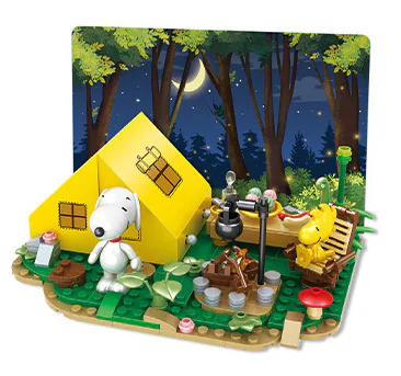 Snoopy: camping 恒三和 HSANHE/咔扣 CACO S007