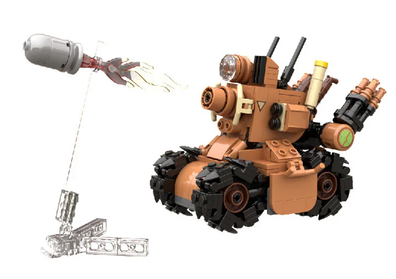 Alloy warhead: SV-001 Type R tank 拼奇积木 Pantasy 86232