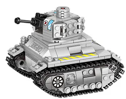 Iron and Steel Lion: Fired tracked tank