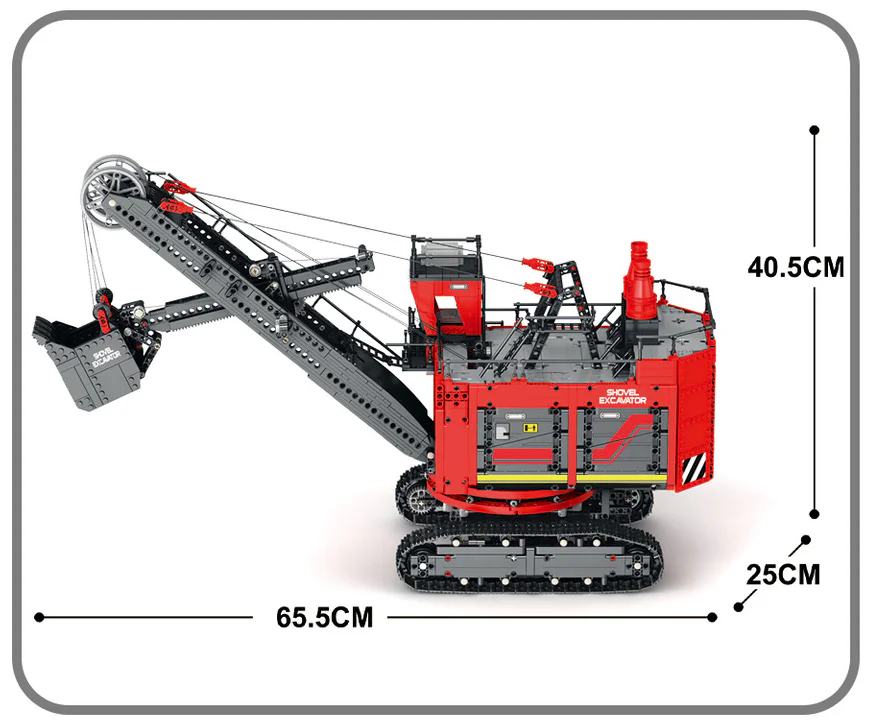 Steel wire and shovel excavator MOC-106879 image 5