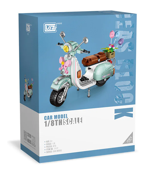 Little sheep motorcycle 俐智LOZ 1117 image 2