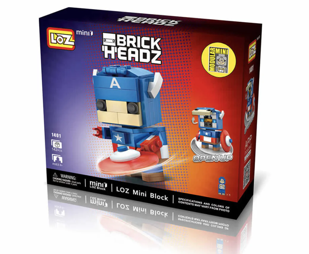 Captain America 俐智LOZ 1401 image 3