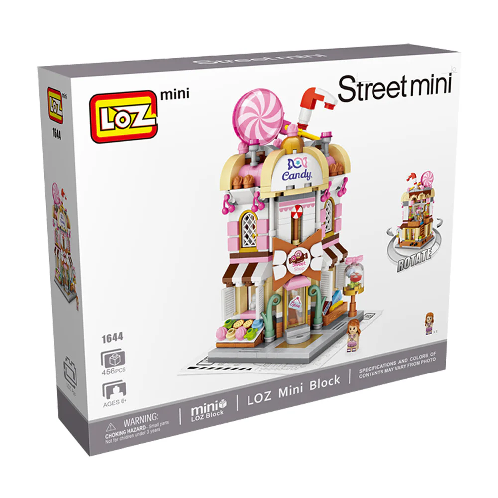 Mini Street View, Candy Shop 俐智LOZ 1644 image 2