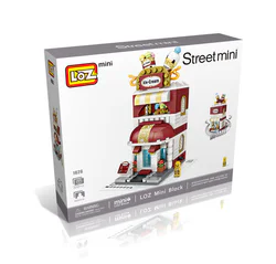 Mini street view, ice cream shop