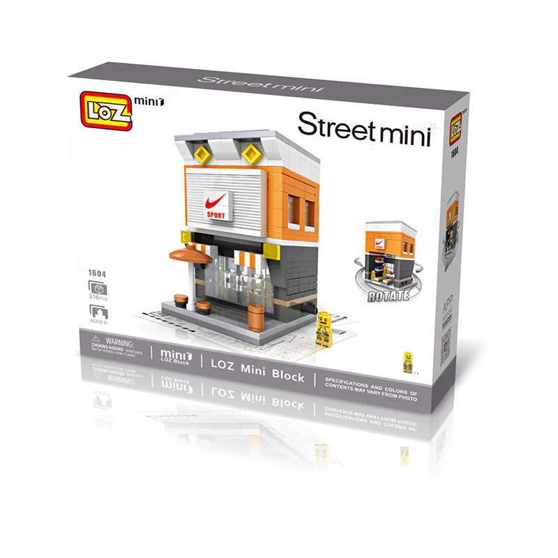 A mini street view, a sports dress shop 俐智LOZ 1604 image 2