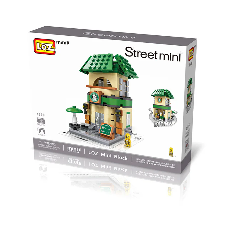 Mini street view, coffee shop 俐智LOZ 1608 image 2
