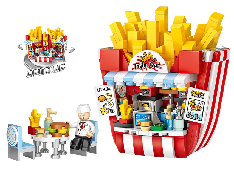 Mini Street View, French fries 俐智LOZ 1732