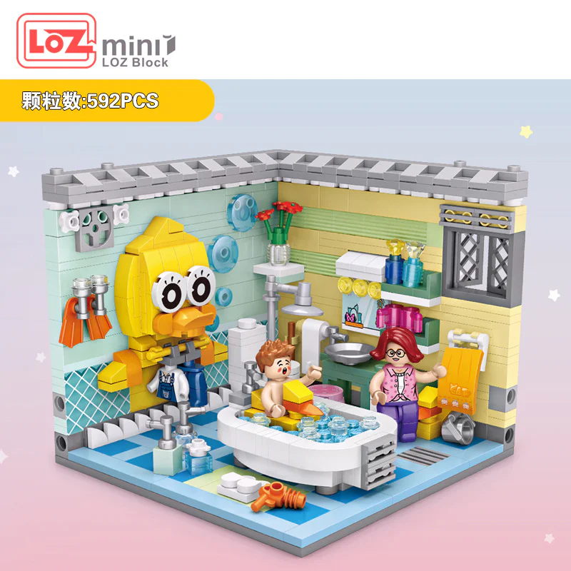 Home setting, bathroom 俐智LOZ 1904