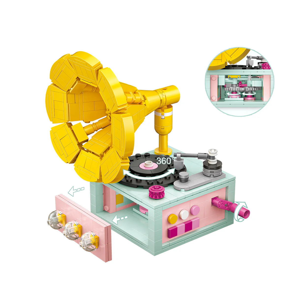 A phonograph 俐智LOZ 1123 image 3