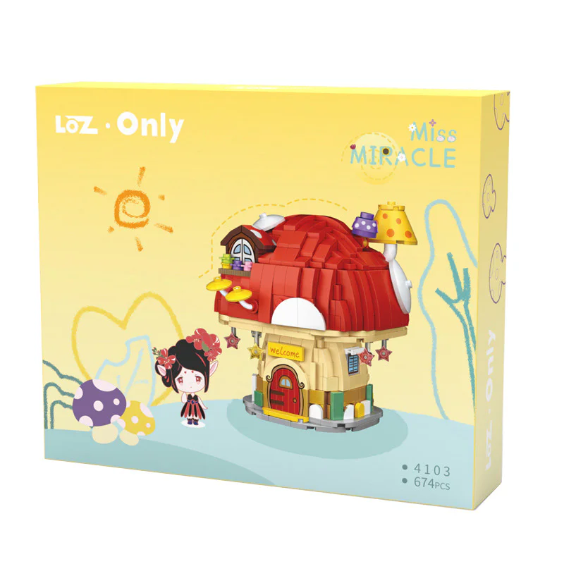 The mushroom house 俐智LOZ 4103 image 1