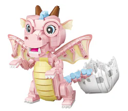 Pink baby dragon