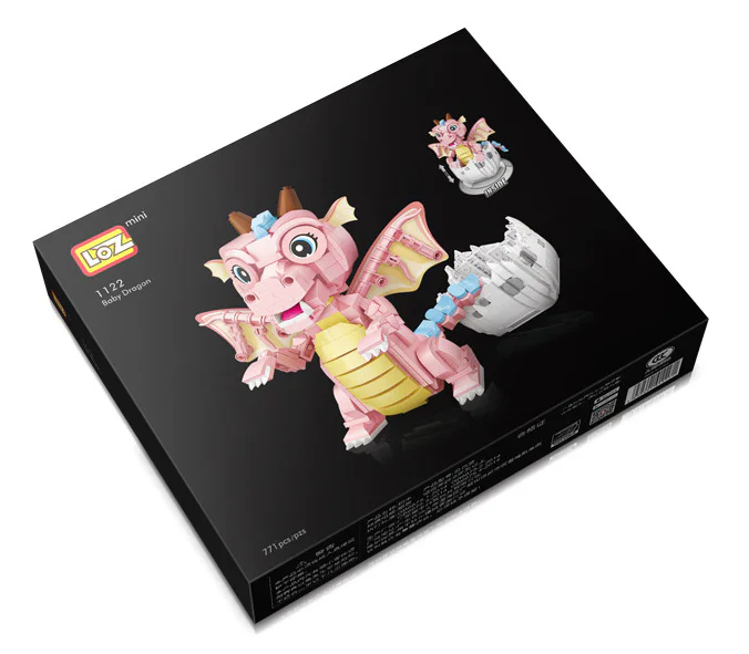 Pink baby dragon 俐智LOZ 1122 image 1
