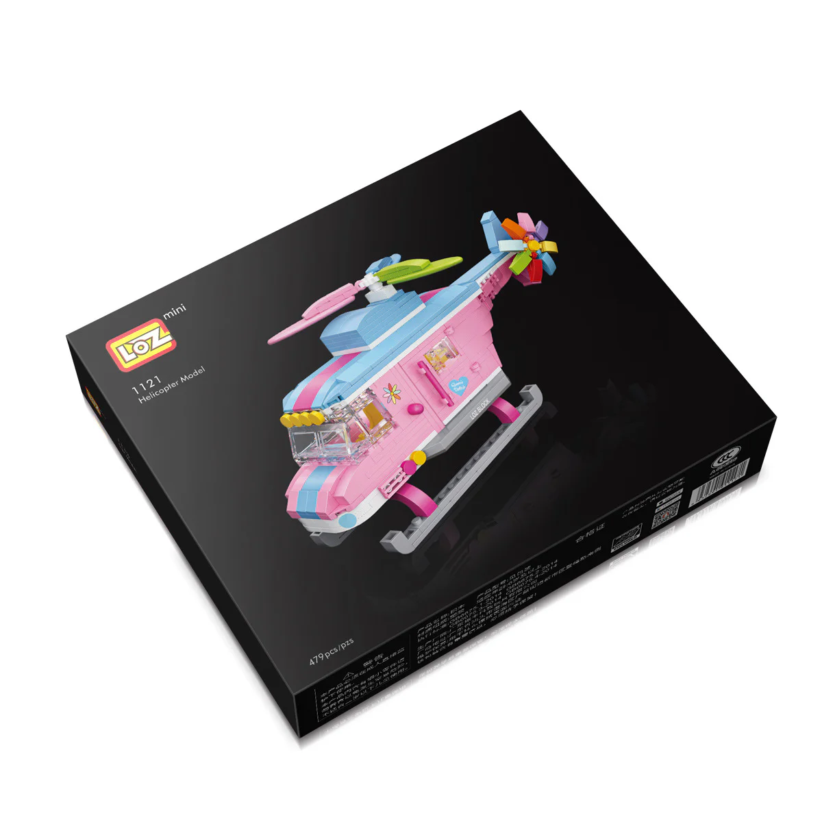 Pink helicopters 俐智LOZ 1121 image 2