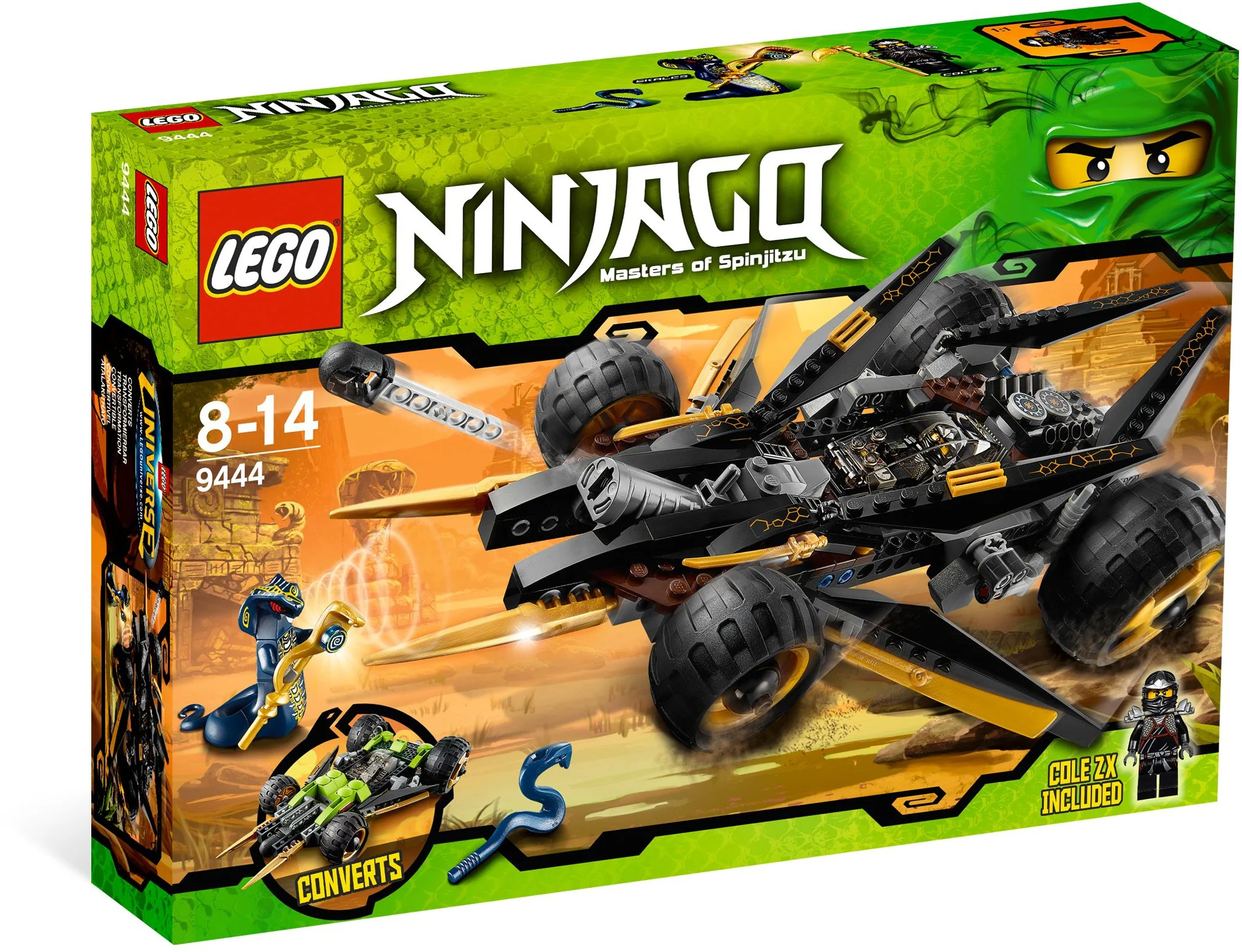 Kòu's shadowless kick surprise attack 乐高 LEGO 9444 image 1