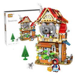 A fairy tale. A forest house
